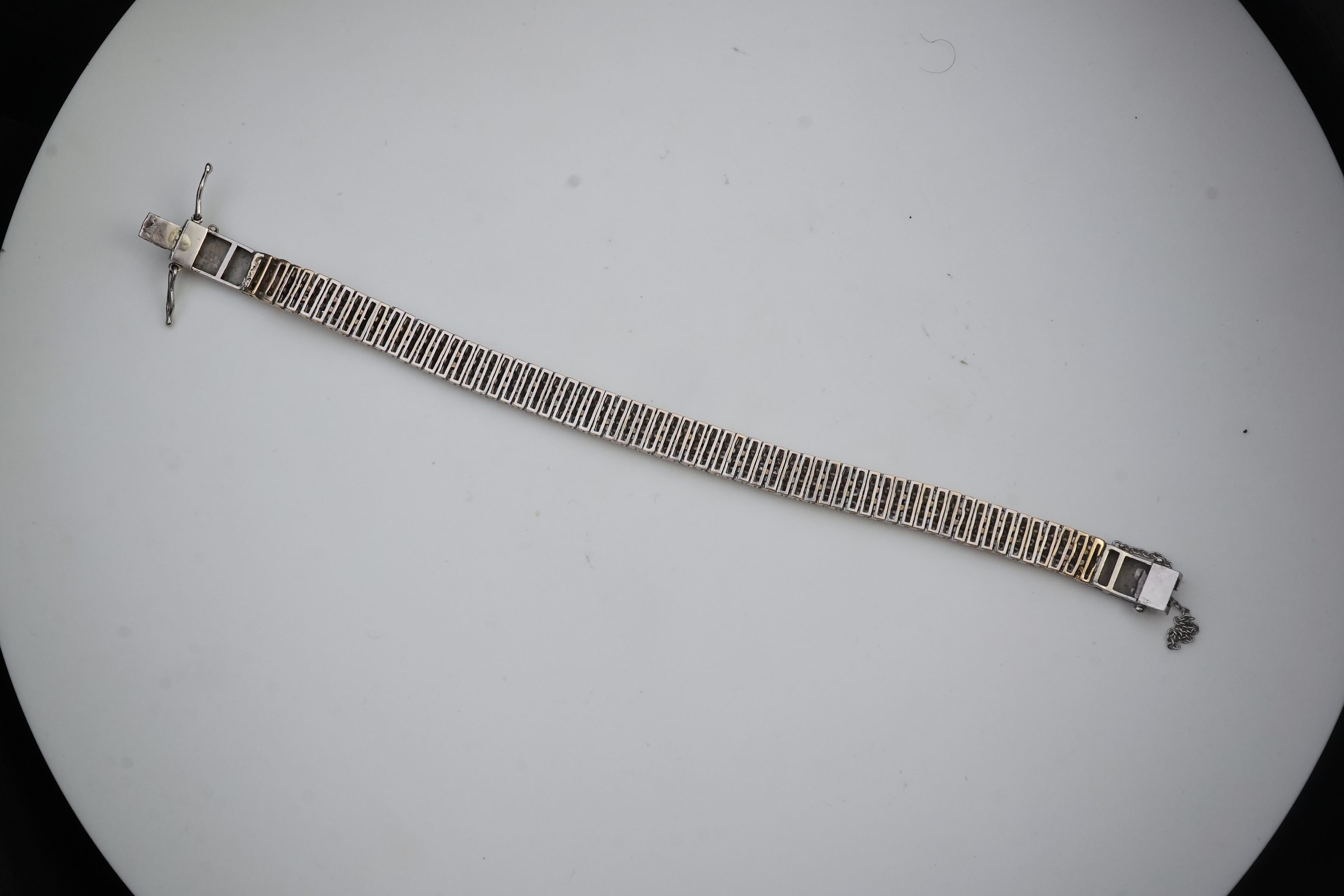 A diamond bracelet